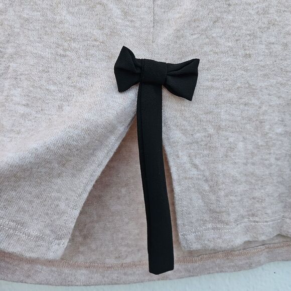 Suite Benedict Sweater Womens Small Pink Bow Pastel Cropped Soft Girl Coquette - Picture 4 of 10